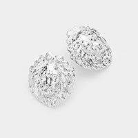 Metal Lion Earrings