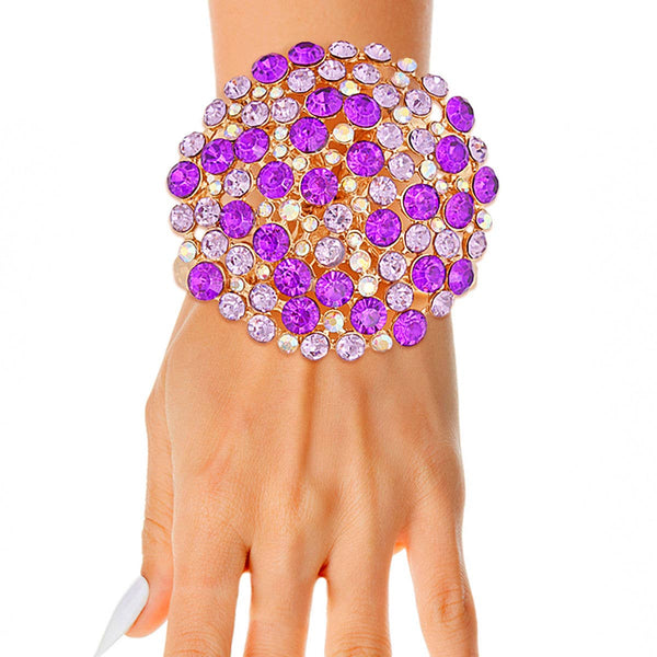 Purple Dome Bracelet