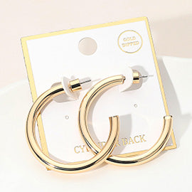 Golden Hoop Earrings