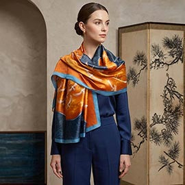 Crane Wrap Scarf