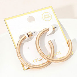 Matte Hoop Earrings