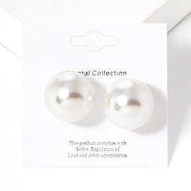 Pearl Stud Earrings