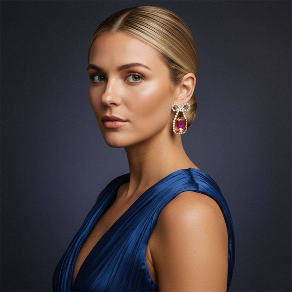 Wrapped Up Bow Earrings