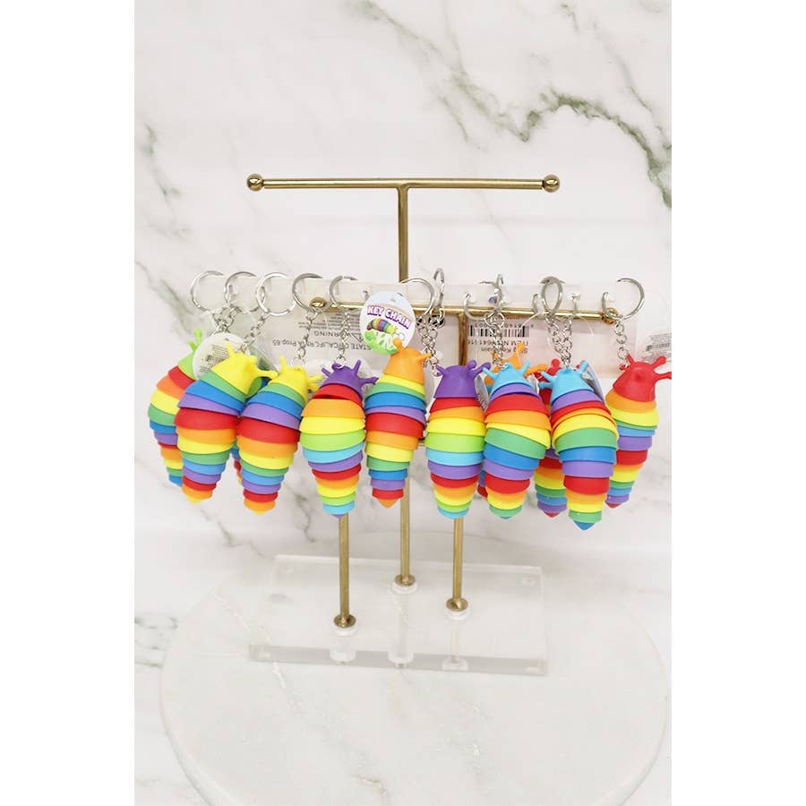 Slug Keychain Module Fidget Slug Keychain – Ensley Grace Boutique